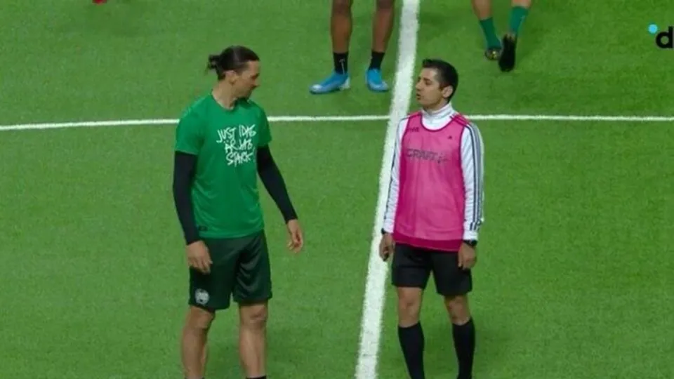 Zlatan Ibrahimovic dediğini yaptı! İşte o görüntüler