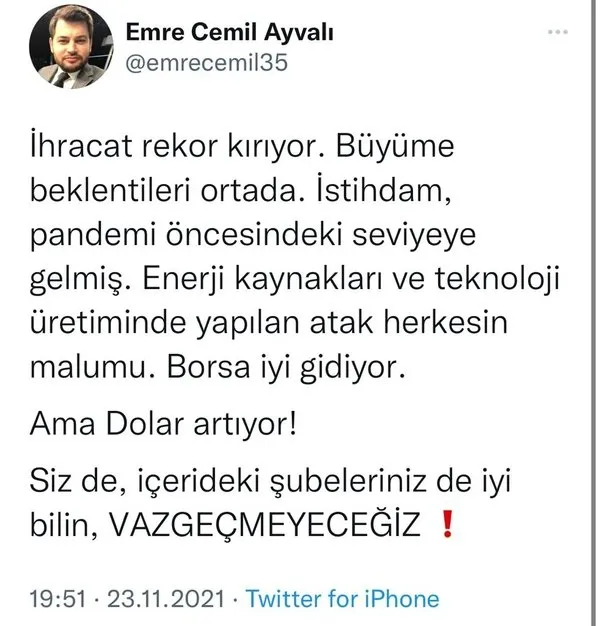 Son dakika: Başkan Erdoğan'ın “EKONOMİK KURTULUŞ SAVAŞI” sözlerine destek çığ gibi! "KAZANACAĞIZ" - 3