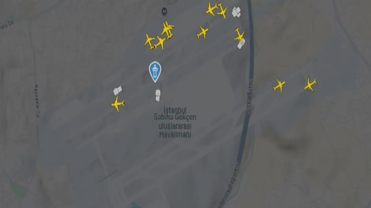 Yolcu uçağını lazer ışıkla taciz ettiler