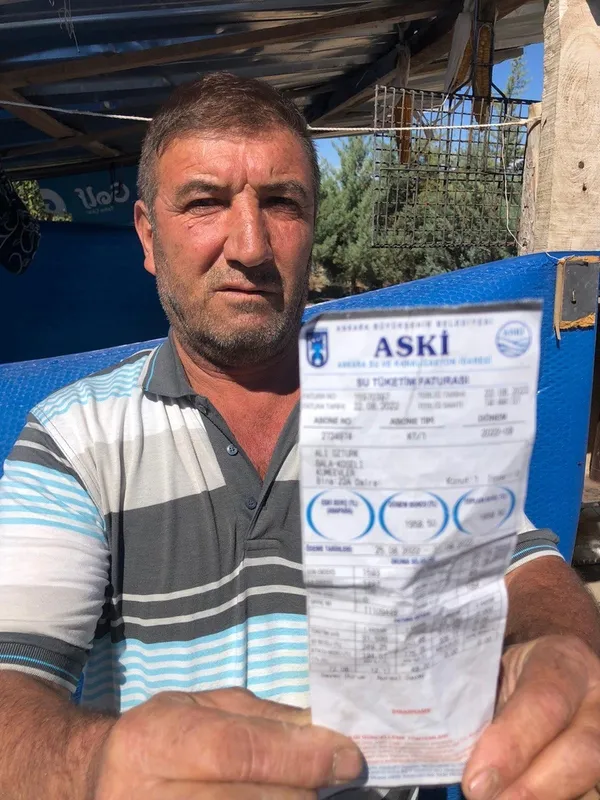 Suya yapılan zam Ankaralı köylülerin belini iyice büktü! Mağdur vatandaş fahiş fatura için traktörünü satışa çıkardı