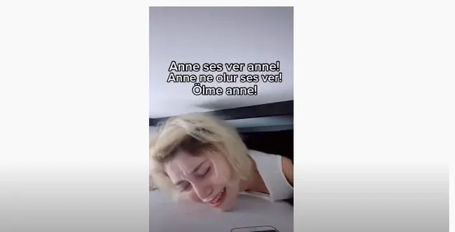 İzmir'deki depremde enkaz altında kalan Ayda bebek ile dalga geçen TikTokçu Ceylin Akçalı'ya büyük tepki - 1