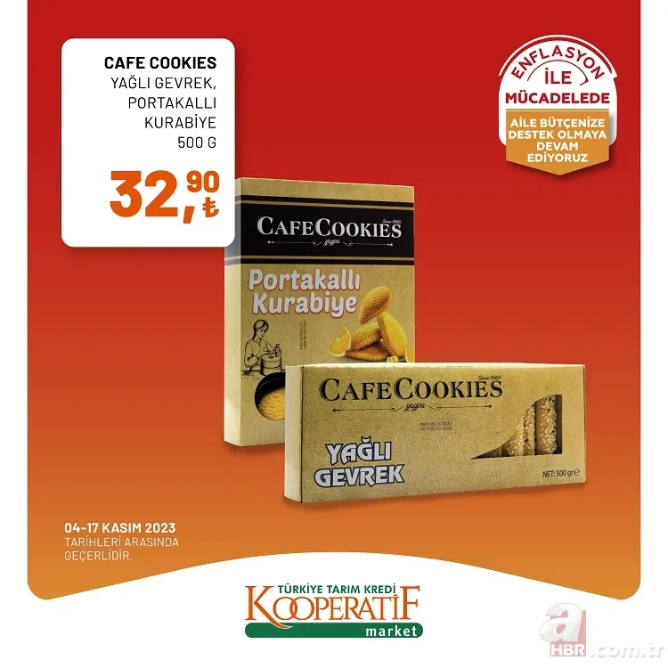 Tarım Kredi Market indirim yarın sona eriyor! 40'lı tuvalet kağıdı 154,90 TL, Çay 89 TL, 100'lü peçete 13,90 TL ve pilavlık bulgur 48,90 TL'den satışa sunuyor 11