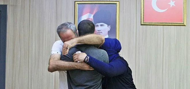 Mardin’den güzel kare! Güvenlik güçlerinin ikna çalışması sonucu 1 aile daha evladına sarıldı