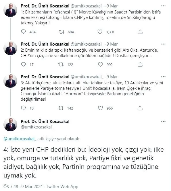 Son dakika: CHP’de vekiller kazan kaldırdı: Cihangir İslam’ı istemiyoruz! Parti yönetimine istifa göndermesi
