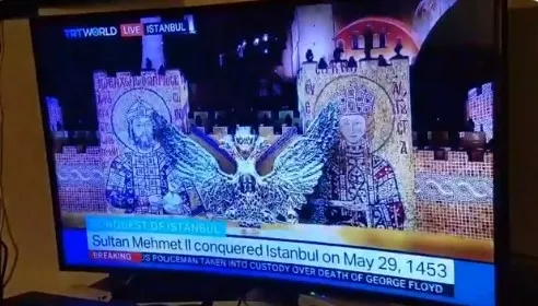 Ayasofya'da Fetih Suresi okundu Yunanlar çıldırdı - 1