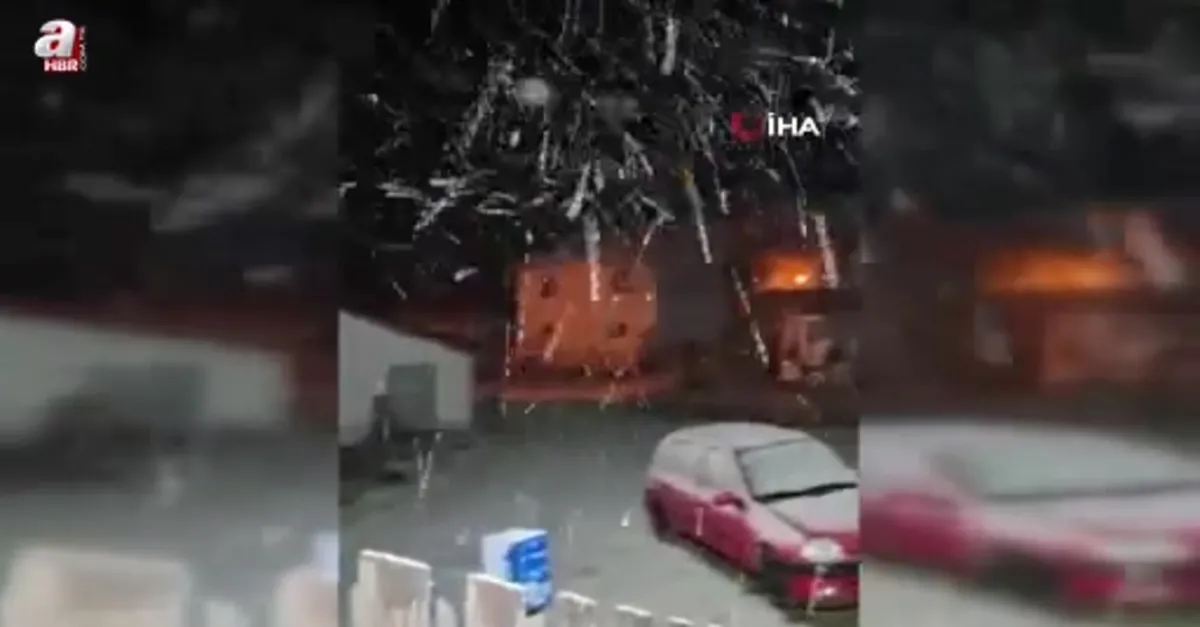 Bolu’nun yüksek kesimlerine kar yağdı