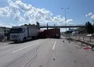 E-5te trafiği kilitleyen kaza! Ulaşım 1,5 saat durdu