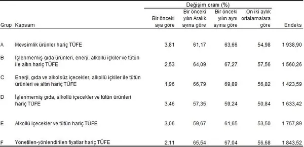 Kasım ayı enflasyon oranı açıklandı! TÜİK Kasım 2023 enflasyon oranı ne kadar?