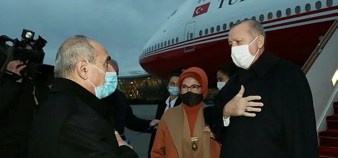 Son dakika: Başkan Erdoğan Azerbaycan’da! Dünyanın gözü bu ziyarette