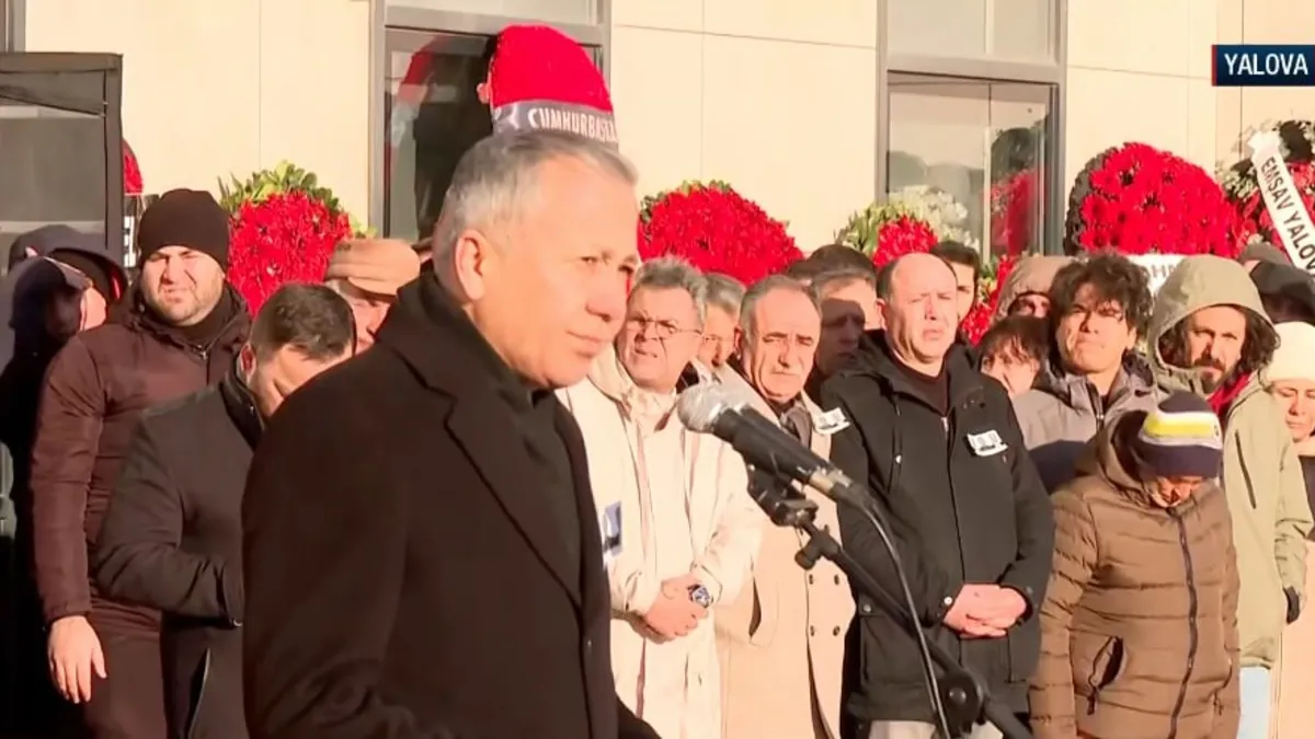 Yalova şehitlerine acı veda! Bakan Yerlikaya'dan terörle mücadele mesajı: Kararlı adımlarla ilerleyeceğiz