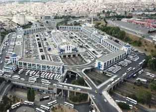15 Temmuz Demokrasi Otogarı’nda bayram dönüşü hareketliliği! Havadan görüntülendi
