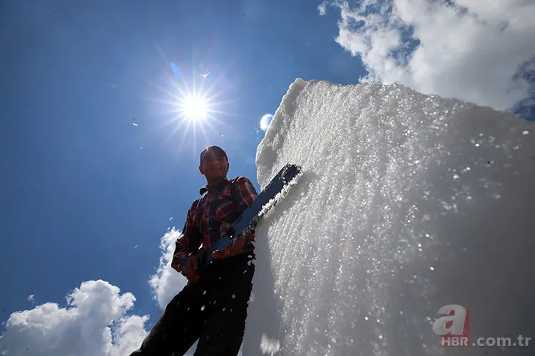 Buz gibi bir helva geleneği: Zirveye gömüp yazı bekleyin 2