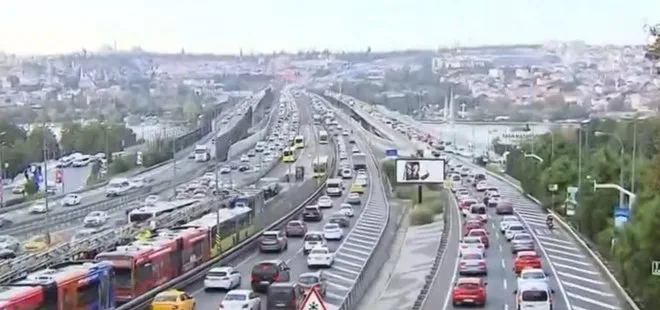 İstanbul’da trafik çilesi! Yoğunluk haritasında son durum ne?