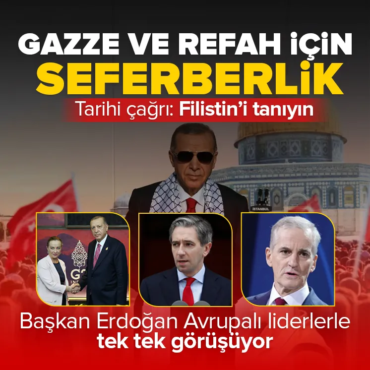 Başkan Erdoğandan Gazze diplomasisi!