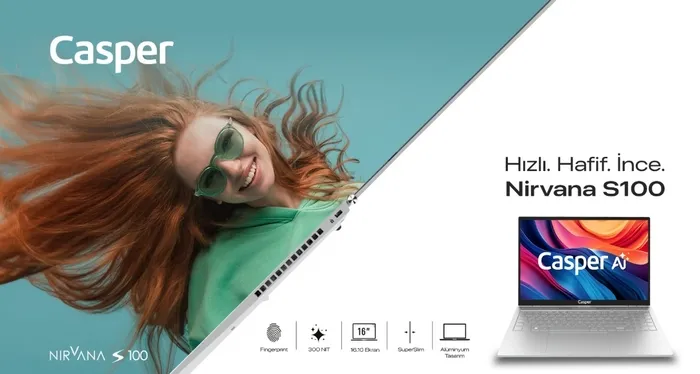 Casper’dan yapay zeka destekli ürünler: Nirvana S100 modeliyle mobilite ve performans sunuyor