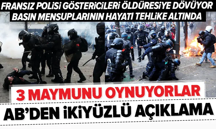 Avrupa Birliğinden ikiyüzlü tutum! Fransaya sessiz kaldılar