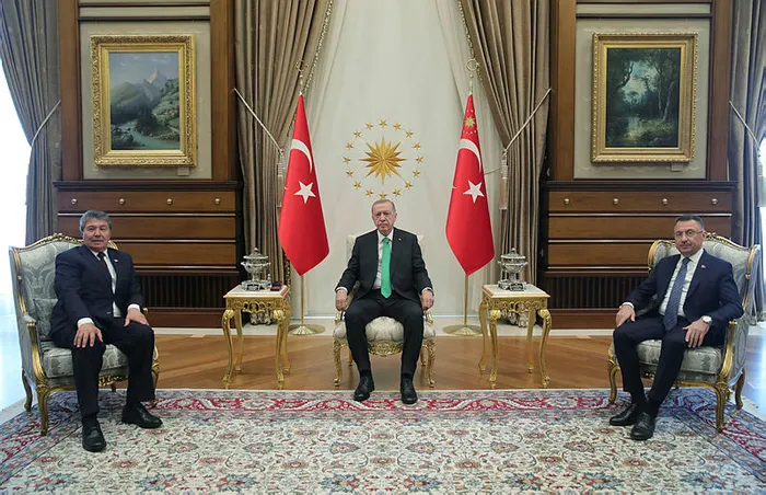 SON DAKİKA: Başkan Erdoğan KKTC Başbakanı Ünal Üstel’i kabul etti - 3