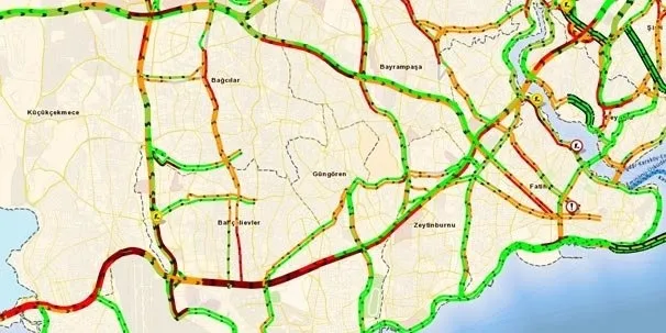 İstanbullulara sabah şoku! Trafik kilitlendi - 1