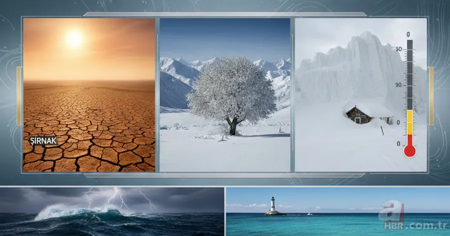 Meteoroloji 2025 “en”lerini açıkladı: Şırnak yanarken Hakkari dondu 1