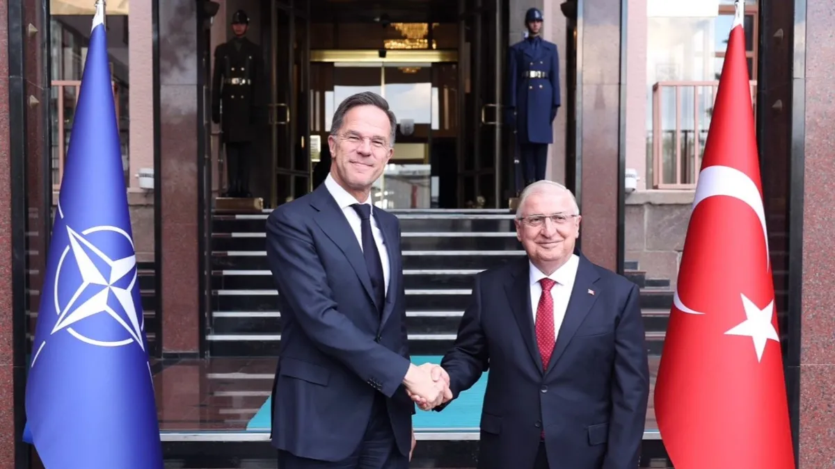 NATO Genel Sekreteri Rutte Ankara'da!