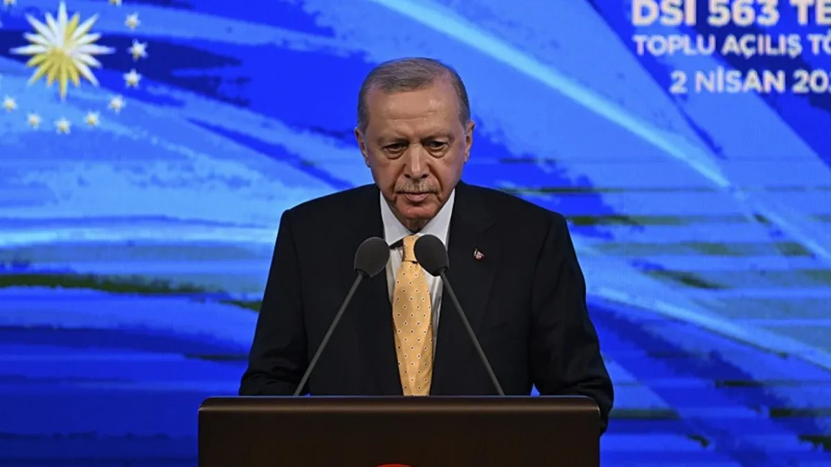 Başkan Erdoğan: Gelecekte dünyada su çatışmaları çıkacak