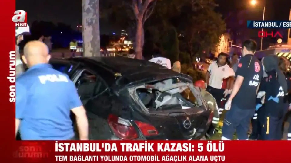İstanbul Esenler’de feci kaza: 5 ölü
