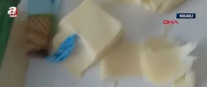 Kaşar peynirin içinden çıkan şoke etti!