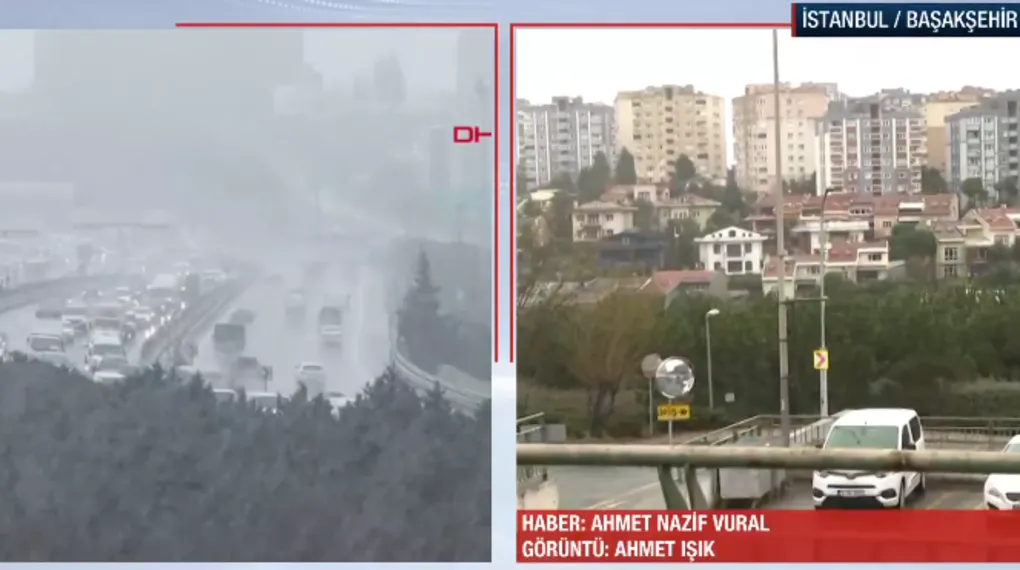 İstanbul'da kar kısa süreliğine etkili oldu