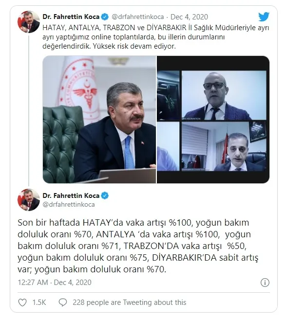 Sağlık Bakanı Fahrettin Koca 4 il için uyardı - 2