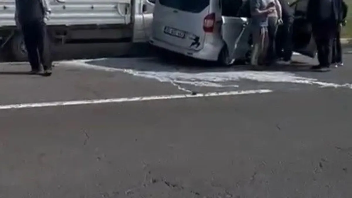 Selim'de trafik kazası: 1 yaralı