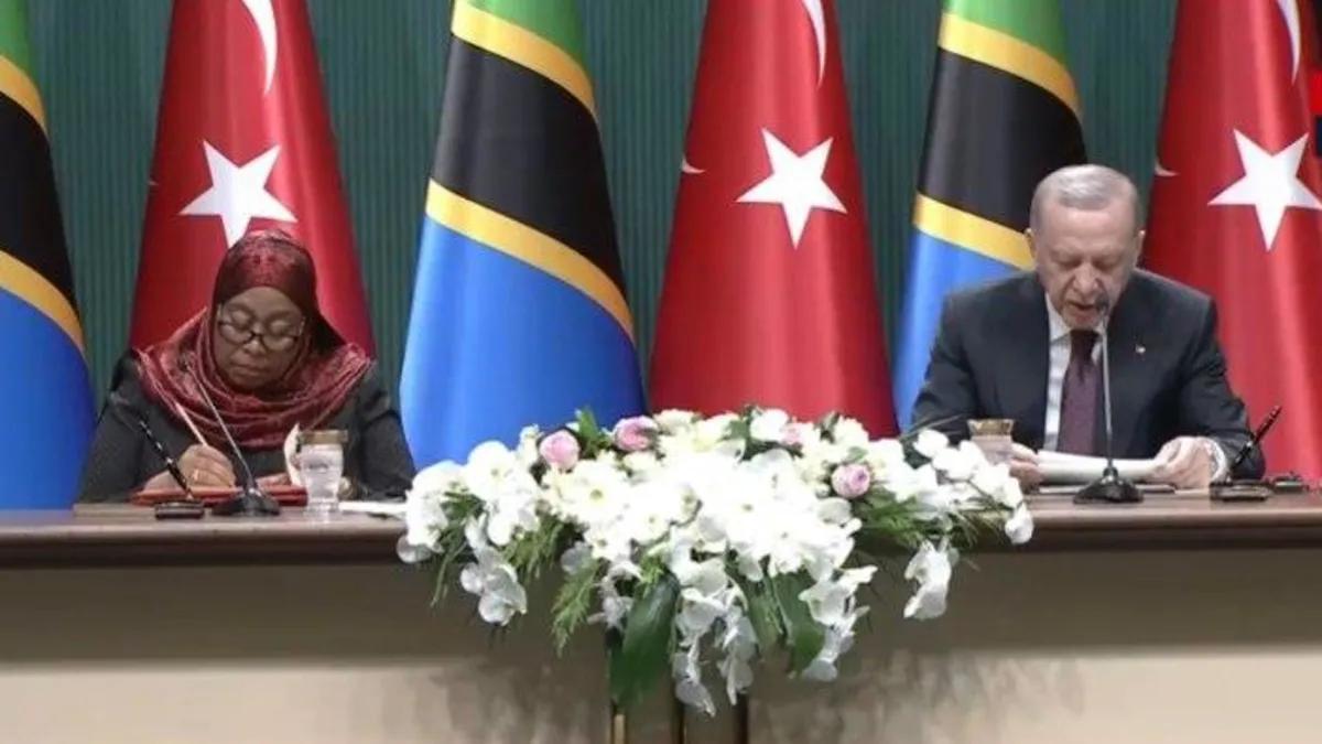 Tanzanya Cumhurbaşkanı Ankara'da! Başkan Erdoğan: Bu ziyaret bir dönüm noktası olacak