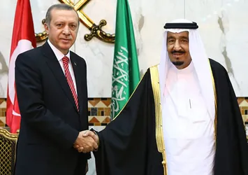 Kral Selman'dan Erdoğan'a tebrik telefonu