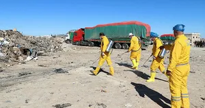 Tel Abyad haşerelere karşı ilaçlandı