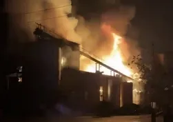 Bandırma'da yağ fabrikasında yangın!