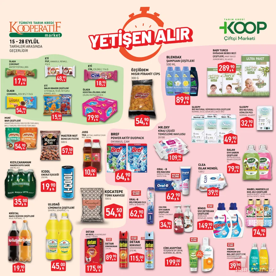 Tarım Kredi'de fiyatlar düştü: 16-22 Eylül kataloğunda yok yok! 3 kilo Gurme çay 579,90 TL, 32'li tuvalet kağıdı 139 TL... 10