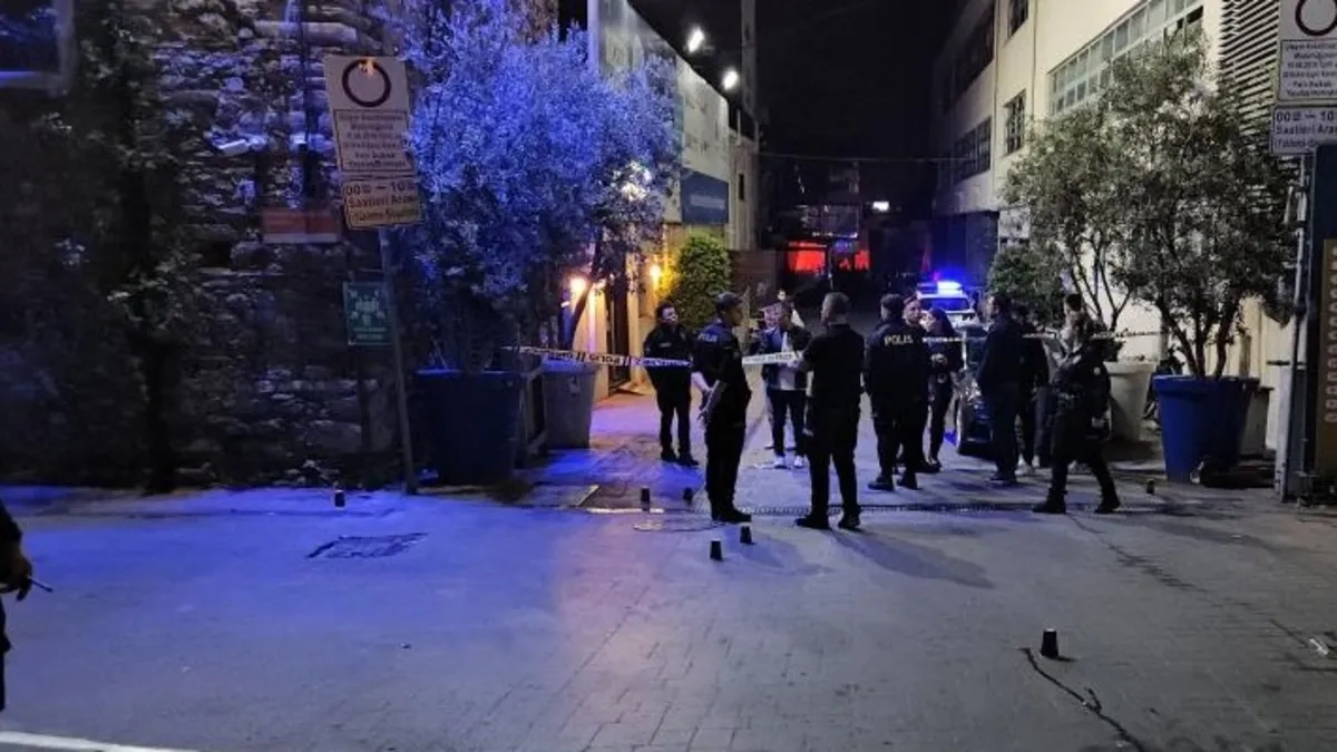 Beşiktaş'ta Kanlı Gece: Eğlence Mekanında Silahlı Saldırı! 1 Yaralı
