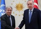 Erdoğan ve Guterres’in görüşmesi