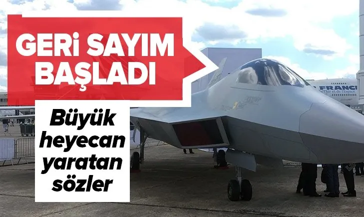 Milli Muharip Uçağı TF-X için geri sayım