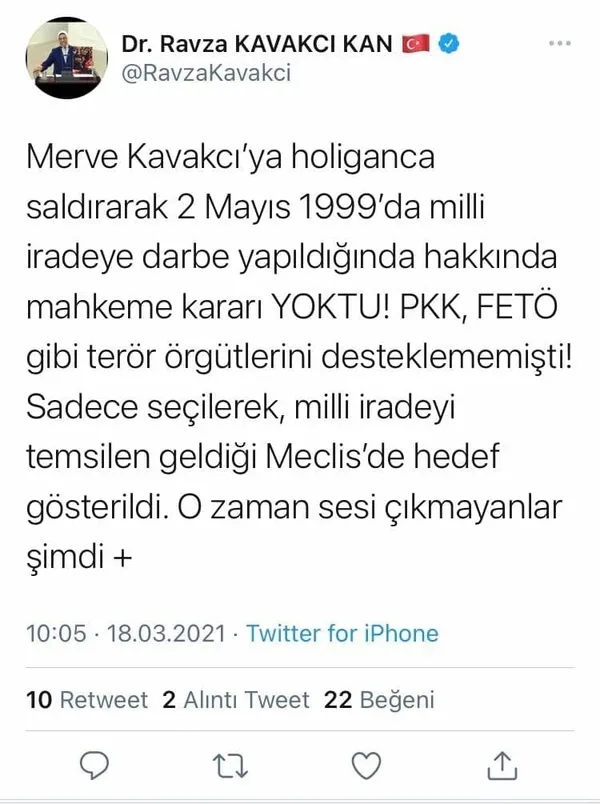 ak-partili-ravza-kavakci-kan-ablasi-merve-kavakcinin-gergerliogluyla-karsilastirilmasina-tepki-gosterdi-1616054822142.jpg AK Partili Ravza Kavakçı Kan ablası Merve Kavakçı’nın Gergerlioğlu’yla karşılaştırılmasına tepki gösterdi - 1