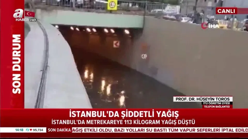 Meteoroloji Den Istanbul Icin Son Dakika Uyarisi Siddetli Yagis Video Izle Flas Haber Ahaber Son Dakika Video Izle