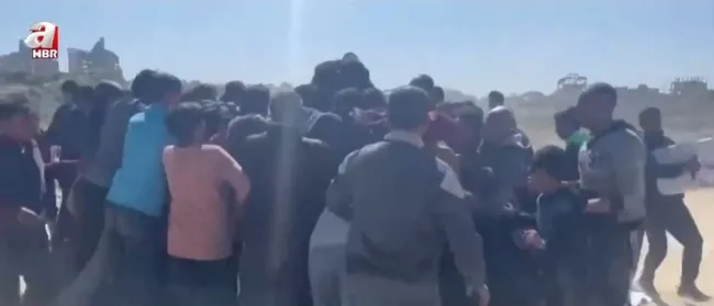 Gazzeliler 1 lokma ekmeğe muhtaç! Yeni koridora izin yok, havadan yardım sürüyor