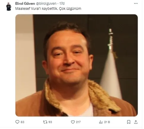 Avrupa Yakası’nın Kubilay’ı Vural Çelik hayatını kaybetti