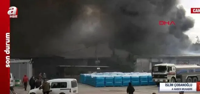 Son dakika: İstanbul’da kaynak suyu dolum tesisinde yangın çıktı! Son durum ne?