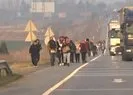 Kalleş saldırı sonrası Türkiye kapıları açtı! Edirnede göçmenler Yunanistan sınırına yürüyor