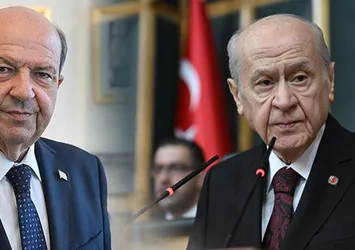 KKTC lideri Tatar Bahçeli ile telefonda görüştü!