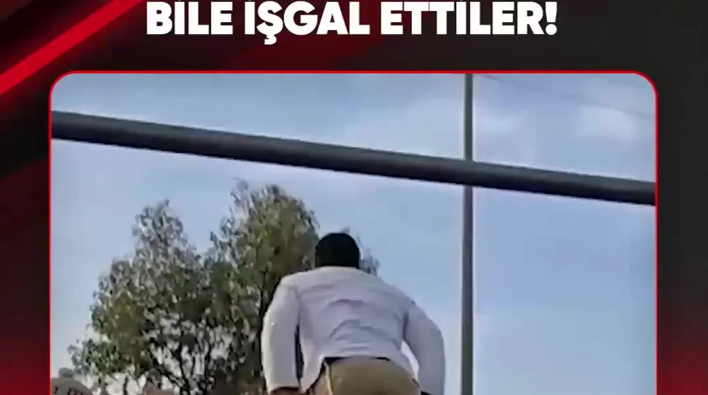 ÇOCUK PARKINI BİLE İŞGAL ETTİLER!