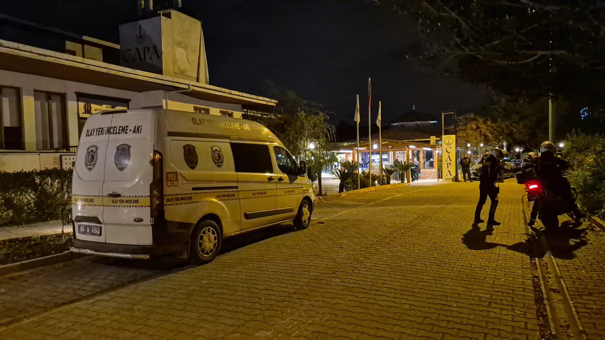 Adana'da restoranda silahlı kavga: 1 ölü, 1 ağır yaralı