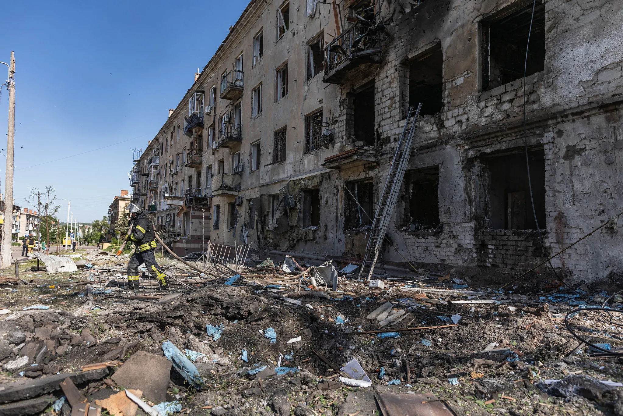 A Haber Rusya'nın vurduğu Kiev'de! Saldırıdan kurtulan Ukraynalı kadın dehşeti anlattı