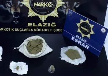 Elazığ'da uyuşturucu ticaretine 2 tutuklama