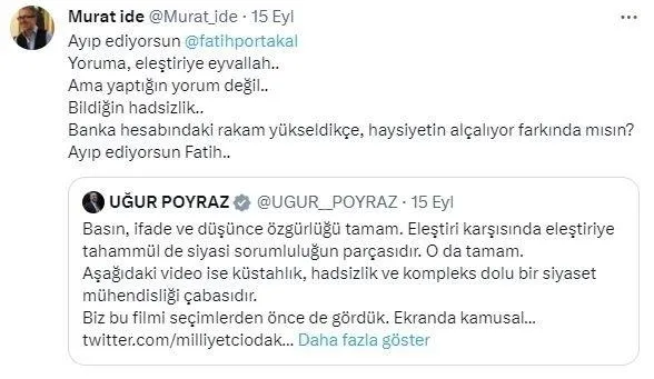 Fatih Portakal Meral Akşener 2 gün sonra CHP’ye yanaşacak dedi İYİ Parti cephesi küplere bindi: Mesleki ahlak yoksunu